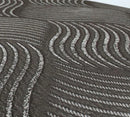 Close Up View Of The Journey UPbed Independence Rotating Adjustable Lift Bed Textured Gray And White Patterned Fabric