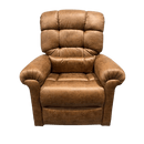 Front View Of The Journey Perfect Lift Chair With Duralux Fabric Shown In Tan Color