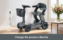 Paiseec S3 Mobility Scooter Side View Gray Color Charge The Product Directly