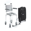 Nuprodx MC4000TX Travel Folding Shower Commode Chair