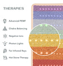 HealthyLine Rainbow Chakra Series PEMF Far Infrared Heating Mats