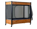 Sleep Safe Insight Bed Side View Wooden Finish Open Door
