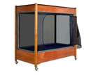 Sleep Safe Insight Side View Wooden Finish Open Door