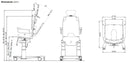 TR Equipment TR1000 Battery Operated Shower Chair