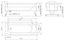 TR Equipment Pediatric Medical Bath Tub - TR1700 Hi-Lo Bath System