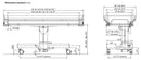 TR Equipment Shower Bed with Adjustable Height and Tilt TR2000