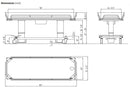 TR Equipment Bariatric Shower Bed - Atlas Jr. TR 4200