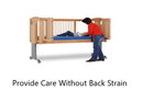 KayserBetten Ida II Bed: Semi-Electric Adjustable Safety Bed