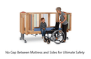 KayserBetten Ida II Bed: Semi-Electric Adjustable Safety Bed