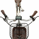 Ecotric 26inch Lark Electric City Bike With A Basket And Rear Rack