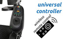 Close Up View Of The ComfyGo X9 Electric Wheelchair Wireless Remote Controller