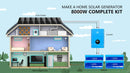 SunGoldPower Complete Off Grid Solar Kit 8000W 48V 120V Output 10.24KWH Lithium Battery 3600 Watts Solar Panel