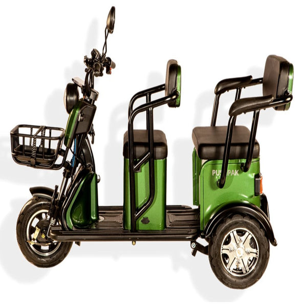 Pushpak Motors- Pushpak 3500 Two-Person Electric Scooter