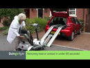 Quingo Flyte Mobility Scooter with MK2 Docking Station