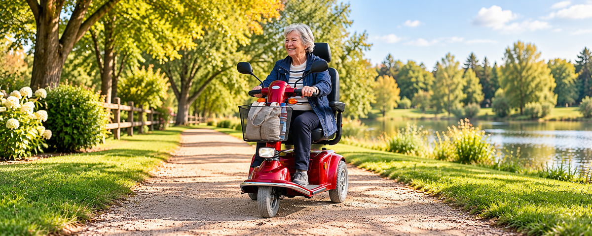 Can mobility scooters go on grass and gravel?
