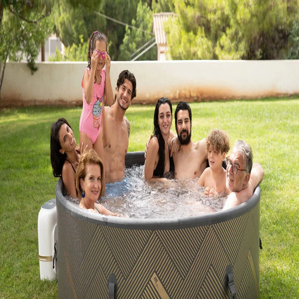 MSpa MONO Inflatable Round Bubble Spa 6 Person Capacity