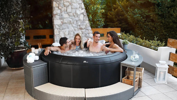 MSpa CAMARO Inflatable Round Bubble Spa 6 Person Capacity
