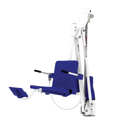 Aqua Creek Mighty 600 Pool Lift Blue And White Color Front View