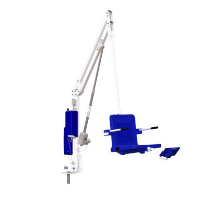 Aqua Creek Revolution XL Deep Draft Pool Lift Blue And White Color