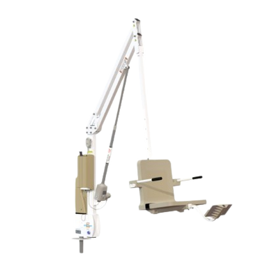 Aqua Creek Revolution XL Deep Draft Pool Lift Tan And White Color