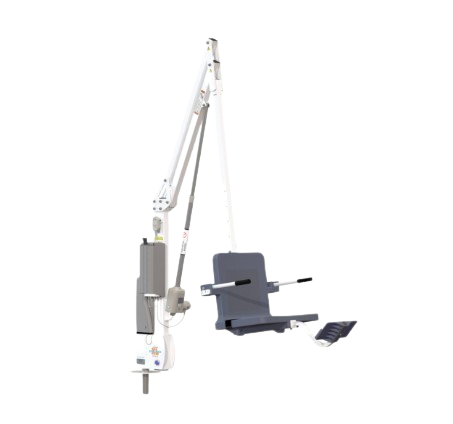 Aqua Creek Revolution XL Pool Lift Gray And White Color Front View