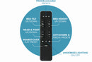 Ascend Hi Low Adjustable Bed with Tilt Remote Control With Labeled Functions