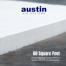 Austin Air Systems HealthMate Plus Standard Air Purifier, Featuring Text About The Air Filtration