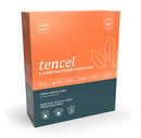 Box Of Rize Home Tencel Mattress Protector On An Orange And Teal Background