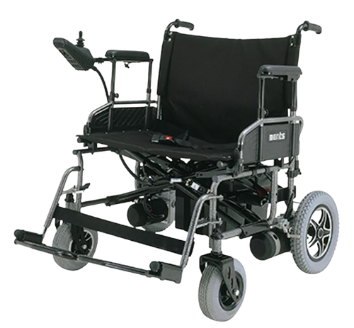 Center View Of The Merits Travel-Ease Power Wheelchair
