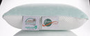 Close Up Centered View Of The Eurolux Green Planet Pillow With Visible Certification Tags On The Pillow