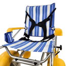 Close Up Front View Of The AccessRec TerraWheels All-Terrain Beach Wheelchair Seat