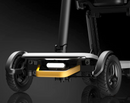 Close Up Front View Of The Yellow Bumper And Light For The Paiseec L5 Mobility Scooter
