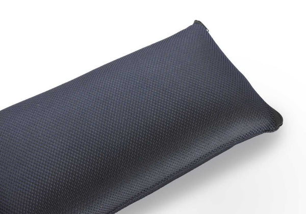 Close Up Overhead View Of The Right Side Of The Eurolux Memory Restore Travel Pillow