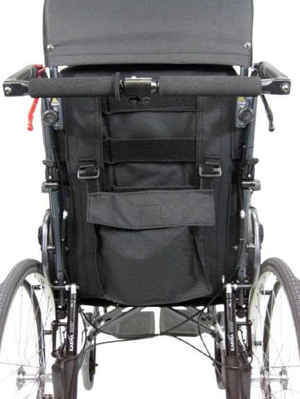 Close Up Rear View Of The Karman MVP-502 Reclining Wheelchair