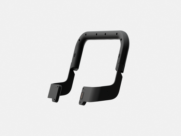 Close Up Rear View Of The STRUTT ev1 Smart Electric Mobility Vehicle Optional Smart Push Handle Accessory