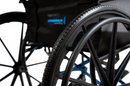 Close Up Rear View Of The Strongback ErgoSteel Wheelchair