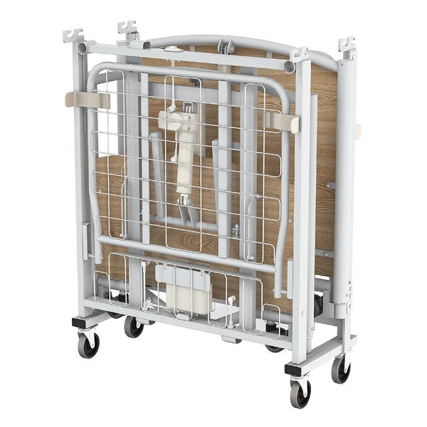 Close Up View Of The Accora FloorBed Ultra Low Adjustable Bed In A Folded Position