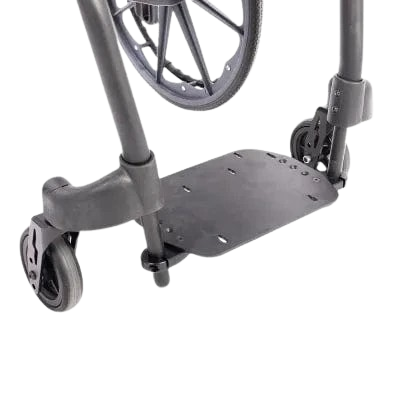 Close Up View Of The ActiveAid SC Self-Propelled Shower Commode Chair Foot Plate