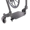 Close Up View Of The ActiveAid SC Self-Propelled Shower Commode Chair Foot Plate