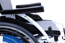 Close Up View Of The Armrests Of The Karman S-Ergo 115 Wheelchair Shown With White Frame