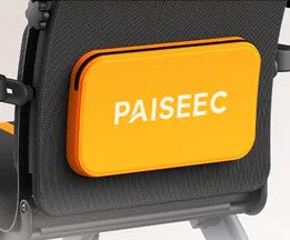 Close Up View Of The Backpack Storage Compartment For The Paiseec W1 Lightweight 2‑in‑1 Electric Wheelchair