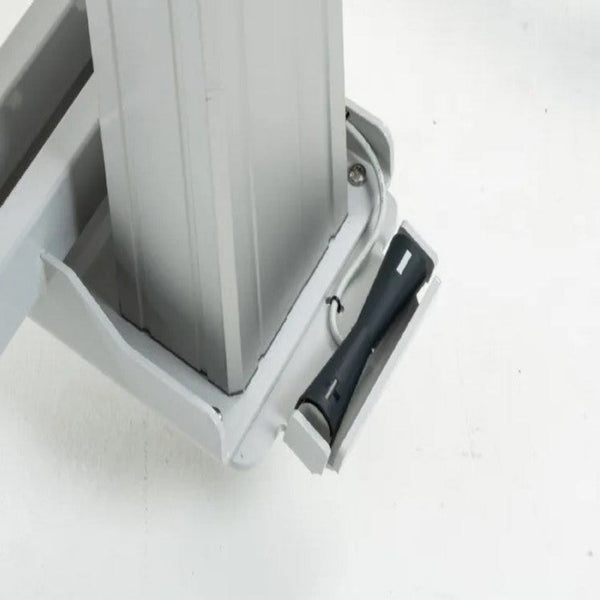 Close Up View Of The Base For The TR Equipment Battery Operated Shower Trolley TR-3000