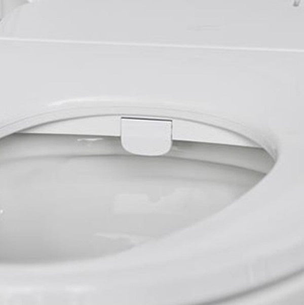 Close Up View Of The Bidet Feature Location For The Throne Buttler Powered Toilet Lift Chair With Base Bidet Seat TLFE003