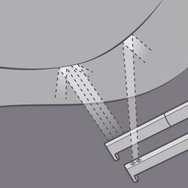 Close Up View Of The Bidet Water Spray Direction For The Throne Buttler Powered Toilet Lift Chair With Base Bidet Seat TLFE003