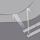 Close Up View Of The Bidet Water Spray Direction For The Throne Buttler Powered Toilet Lift Chair With Base Bidet Seat TLFE003