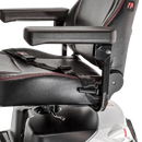 Close Up View Of The Captain Seat For The FreeRiderUSA FR1 Terrain Mobility Scooter Shown In The White Color