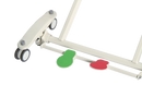 Close Up View Of The Central Locking System For The Emerald Oasis Hi Low Adjustable Bed