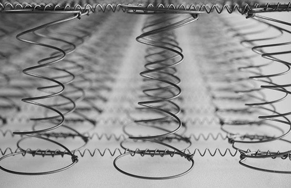 Close Up View Of The Coils Inside The Eurolux Prive: The 10-Layer Luxury Mattress Crafted By Masters