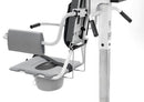 Close Up View Of The Commode For The TR Equipment Mobile Bath Chair Lift TR9650