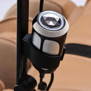 Close Up View Of The Control Handle Of The Ogawa Master Drive AI 2.0 Massage Chair | OG-8801 Shown In The Dark Brown And Sand Color